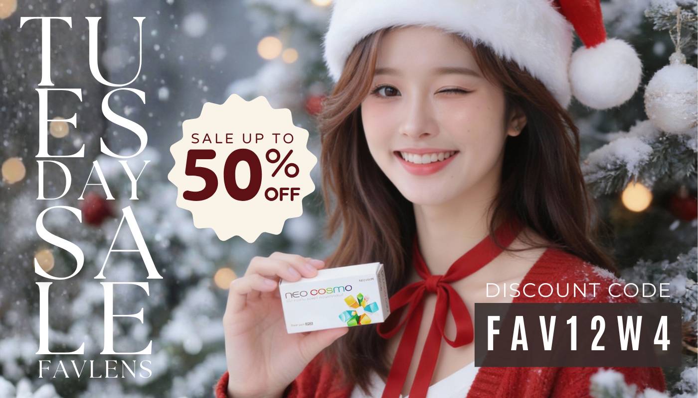 โปรโมชั่นวันอังคาร 2025 คอนแทคเลนส์ Neo Cosmo @ ร้าน Favlens ลด 20% ทั้งร้าน สูงสุด 1,000 บ.